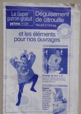 § patron PRIMA 229 enfant déguisement de citrouille