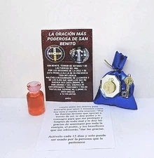 AMULETO SAN BENITO PARA ROMPER BRUJERIA Y PROTEGERTE DE ENEMIGOS INSTRUCCIONES