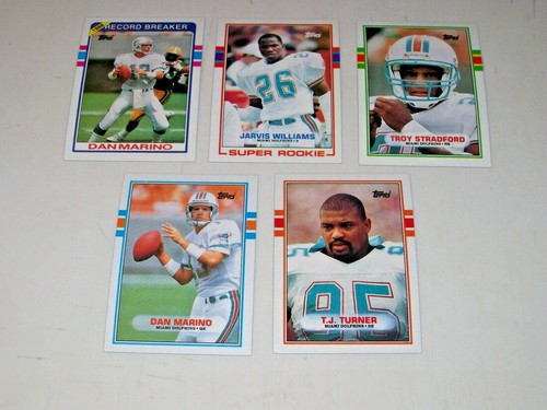 1989 Topps Miami Dolphins Team Set of 14 Dan Marino Clayton - Picture 4 of 4