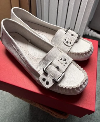Marco Tozzi Damen Halbschuh Slipper Weiß Gr. 39 - Bild 1 von 4