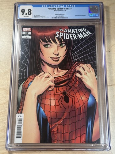 AMAZING SPIDER-MAN #37 CGC 9.8 ARTHUR ADAMS 1:25 RI MARY JANE INCENTIVE VARIANT