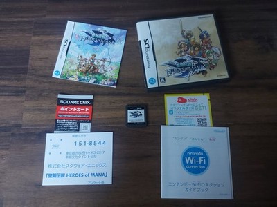 Nintendo ds Heroes of Mana CIB SQUARE ENIX Seiken Densetu bzw Mana Reihe Jap ver