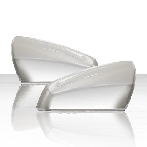 Set of 2 Top Half Mirror Covers for 2017-2021 GMC Acadia - Chrome
