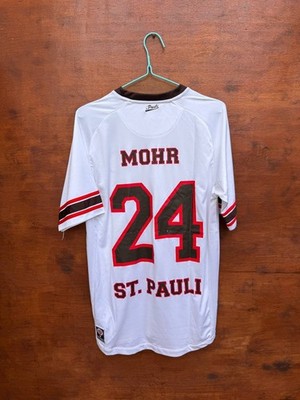ST PAULI 2012/2013 AWAY FOOTBALL SHIRT SIZE L ADULT 24 MOHR