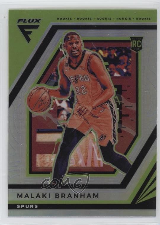 2022-23 Panini Flux Rookies Silver Prizm Malaki Branham #219 r9d