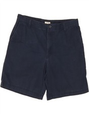 IZOD Mens Chino Shorts W38 XL Navy Blue Cotton DJ47