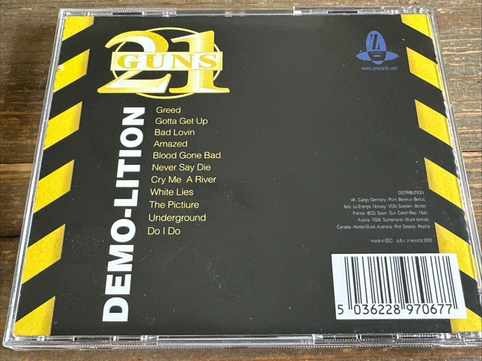 21 GUNS - Demo-Lition ( CD 2002 Z Rec.) FIREHOUSE / HOUSE OF LORDS / SILENT RAGE - Bild 2 von 3