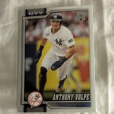 Topps 2026 Series 1 Base Variations Anthony Volpe #308 Yankees MLB Card
