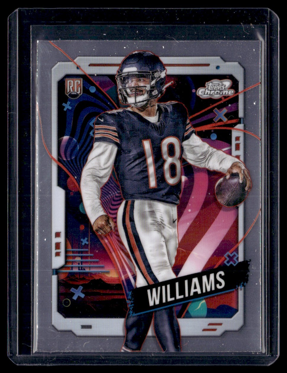 2024 Topps Chrome Cosmic Caleb Williams Rookie Chicago Bears #118