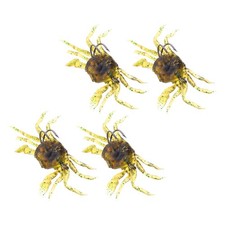  4 Pcs Realistic Fishing Lures Crab Bait for Freshwater Artificial