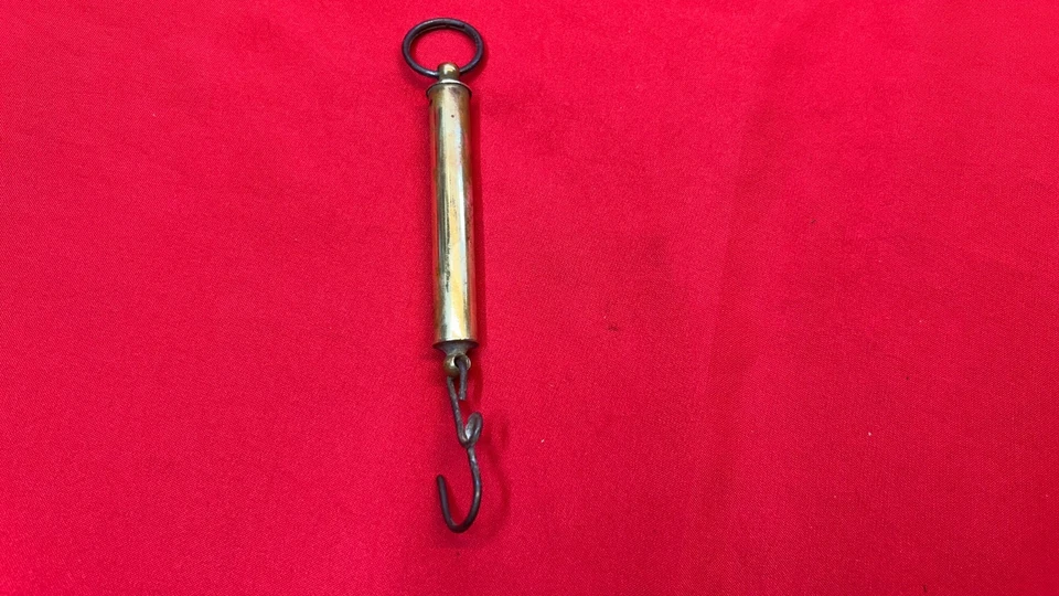 Básculas de latón vintage HARDY Bross Alnwick pesos de altura a 8 libras Foto 3 de 4