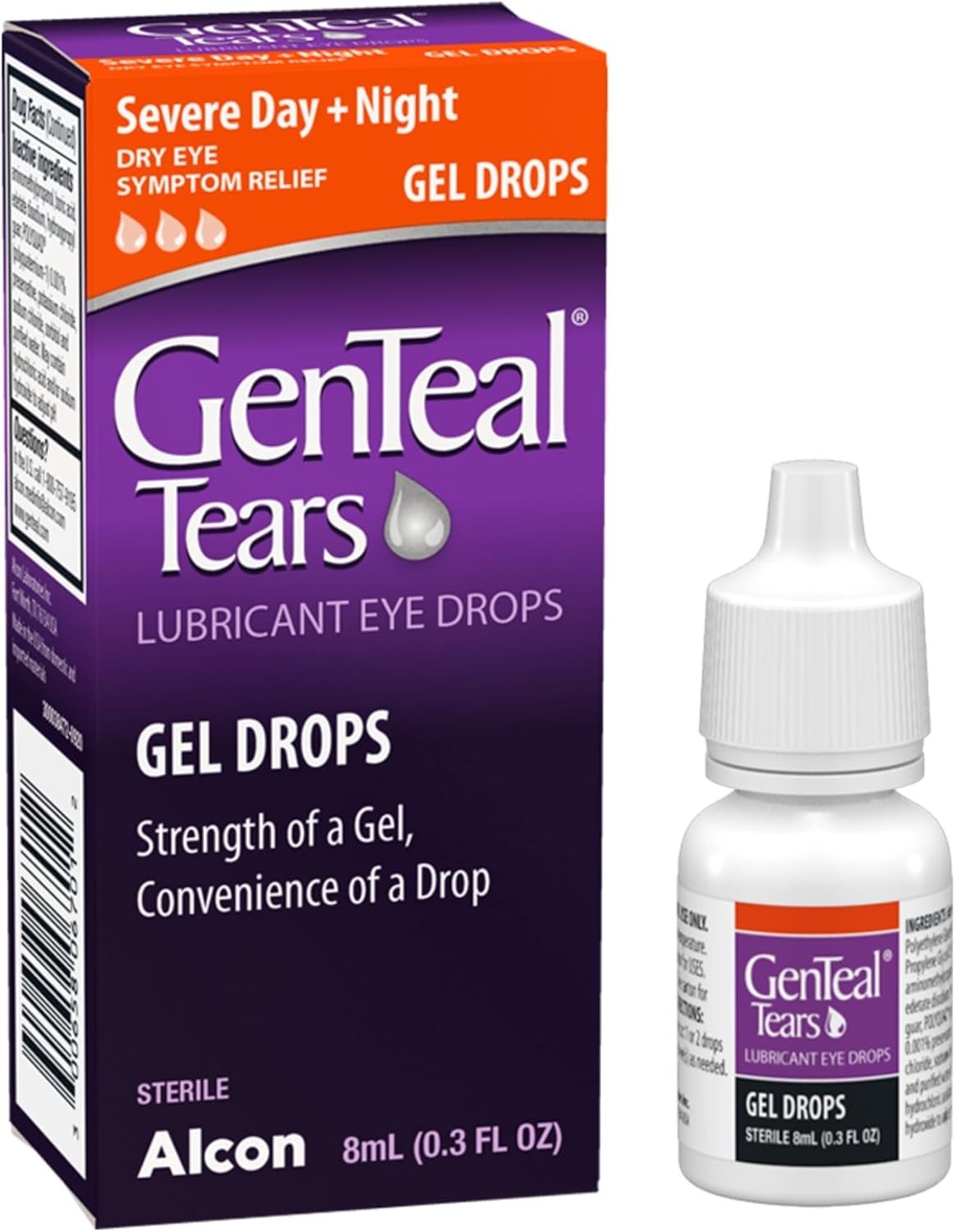 Genteal Tears Gel Drops, 8 ml Free Shipping