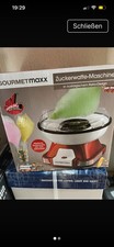 GOURMETmaxx Zuckerwattemaschine Zuckerwatte-Maschine Retro 500W Rot/Wei&szlig;