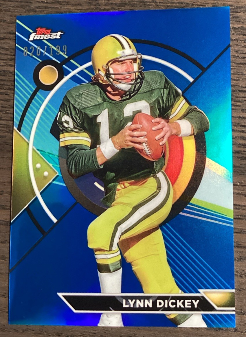 LYNN DICKEY 2023 Topps Composite BLUE REFRACTOR #188 ~ Packers #'d /199