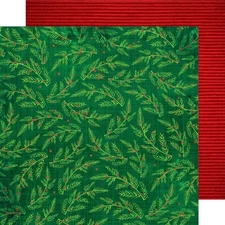 Wrapped in Ribbons #3, Christmas DS scrapbook paper - Vicki Boutin 31904