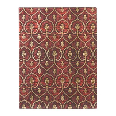 Red Velvet Ultra Unlined Softcover Journal, 176pg, 100GSM, Velvet Dalmatic C...
