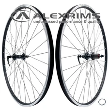 Alex DH19 700 Black Doublewall 10x135mm Cassette Type 8-10speed Bike Wheelset QR