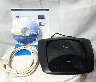 Cisco Linksys E1000 V2 Wireless-N Router 300Mbps 4-Port Ethernet WiFi Tested OEM