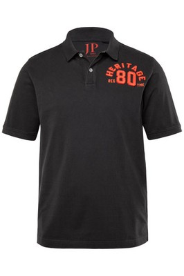 JP 1880 Herren große Größen Poloshirt Halbarm Piqué florales Muster