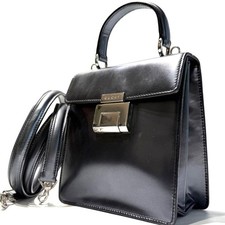Good condition ☆ GUCCI 2way shoulder bag handbag leather black