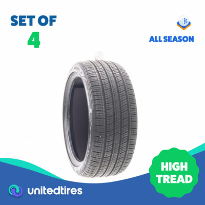Set of (4) Used 235/40R18 Kumho Majesty 9 Solus TA91 K-Silent 91W - 8.5-9/32