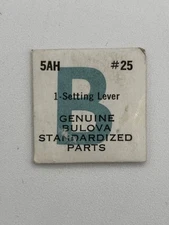 Bulova Part #25 5AH Setting Lever