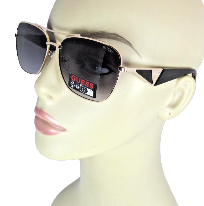 GUESS Black Aviator Sunglasses for Women for sale | eBay display picture 2