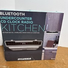 New In box - Sylvania SKCR2713 Under Counter CD Player with Radio and Bluetooth