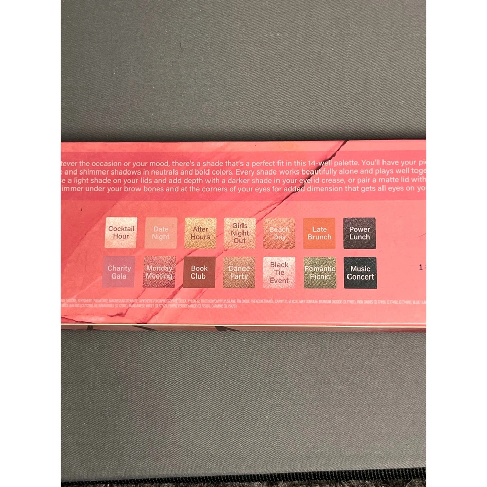 Mally Beauty Best Dressed Lids Neutral Bolds 14 Matte Shimmer Eyeshadow Palette  - Image 2 of 4