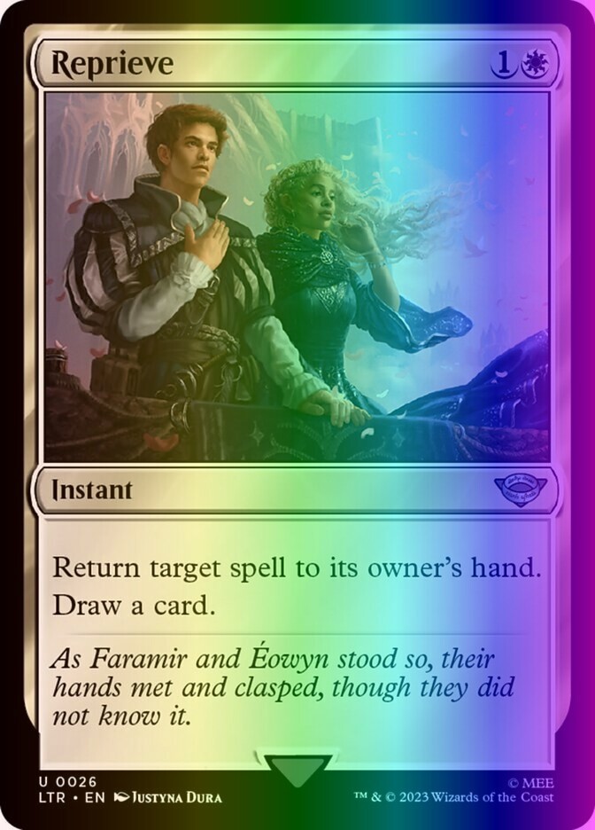 MTG Reprieve (26/883) The Lord of the Rings Tales of Middle-earth NM FOIL