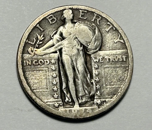 1924 D  STANDING LIBERTY QUARTER GOOD