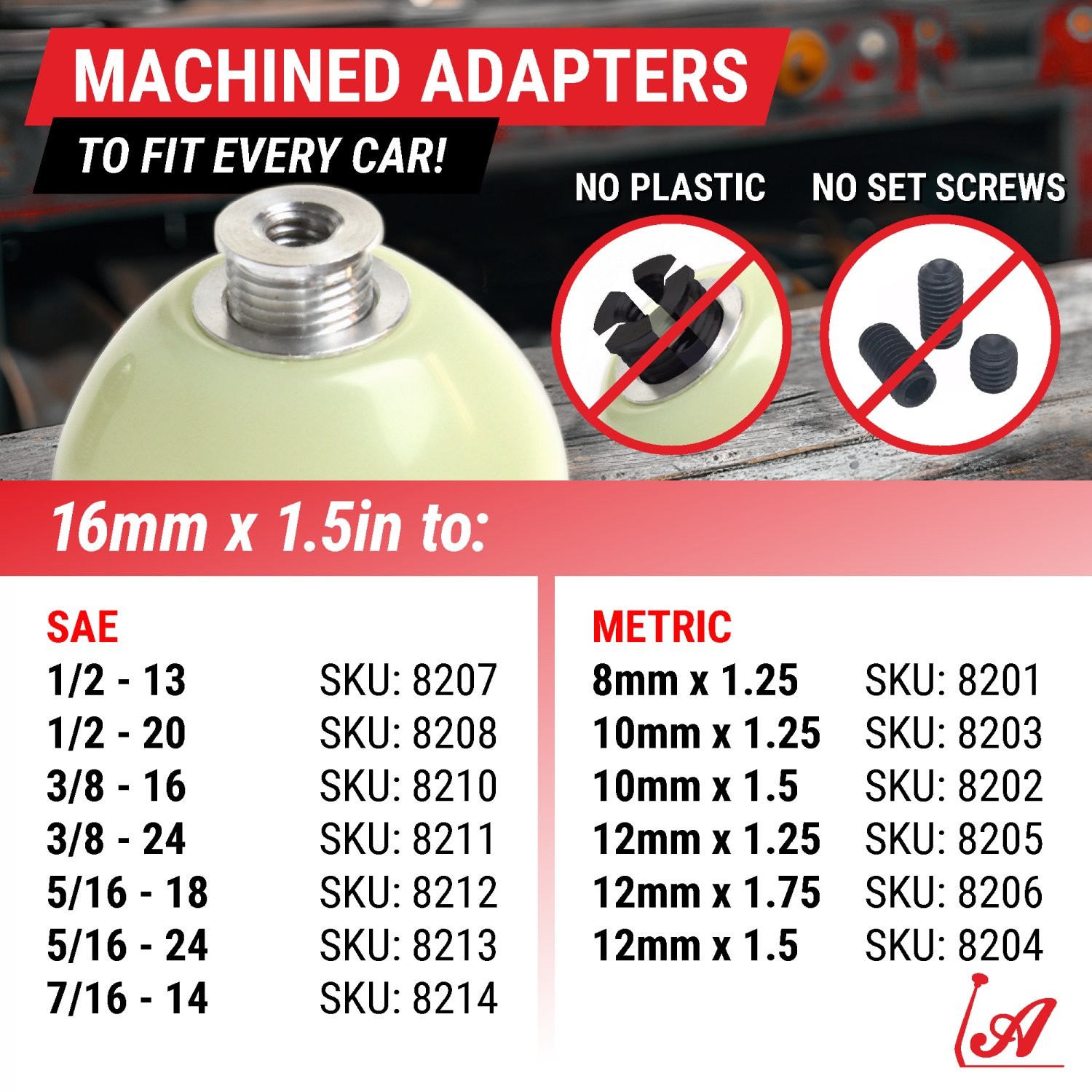 Pink Shift Pattern 45n Clear Retro Metal Flake Shift Knob w/ M16x1.5 Insert