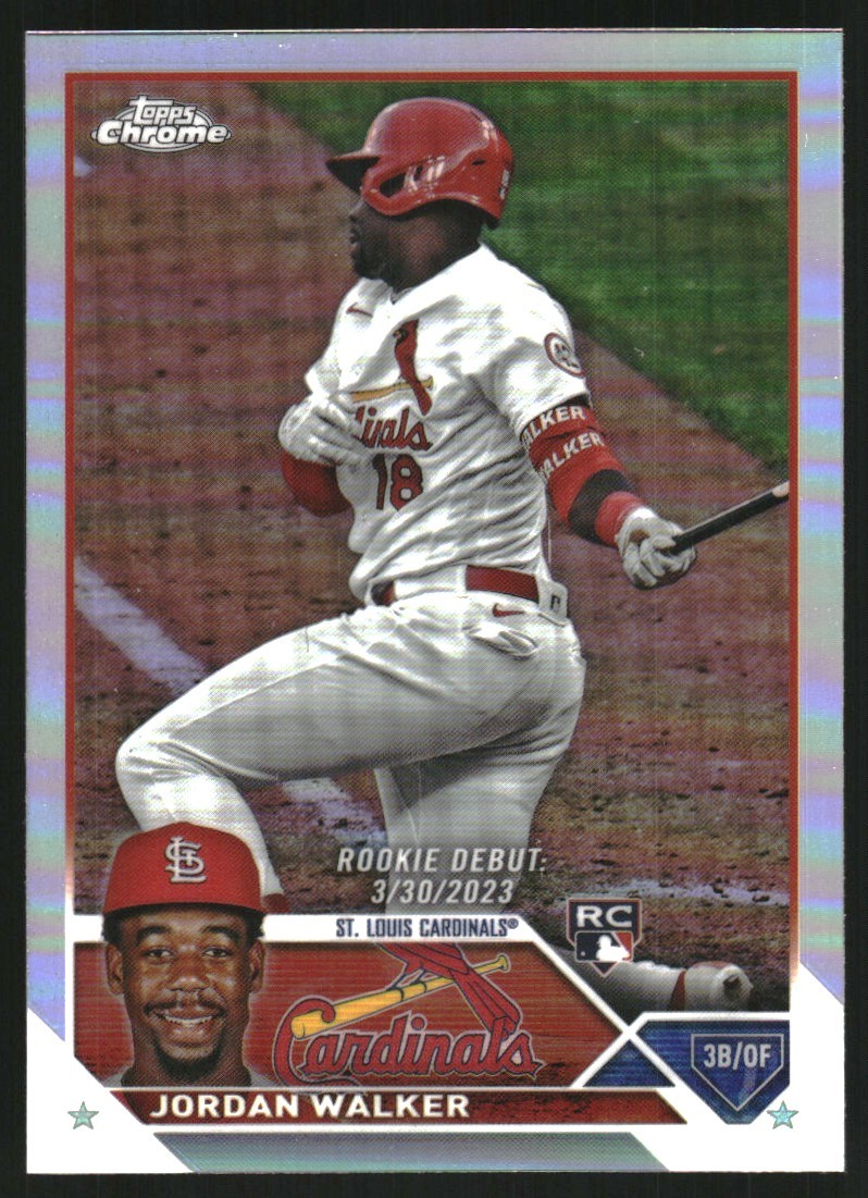 2023 Topps Chrome Update Refractors #USC150 Jordan Walker RD CARDINALS