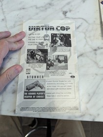 Virtua Fighter 2 Sega Saturn MANUAL ONLY MO31326