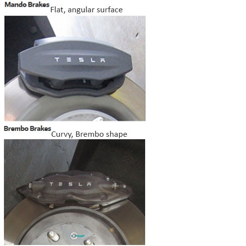 2012-2020 Tesla S Front + Rear Red "MGP" Brake Disc Caliper Covers 4pcs (Brembo) - Picture 10 of 10