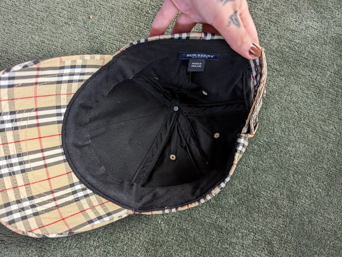 Burberry London Nova Check Baseball Cap One Size Adjustable | eBay