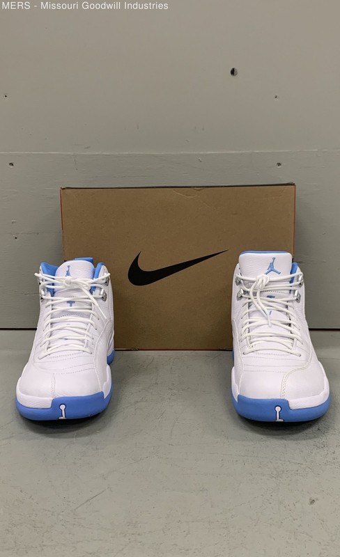Nike Air Jordan 12 Retro Legend Blue Basketball Shoes Size 14 DS COA