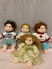 Set of Four Ty Beanie Kids Ginger, Chipper, Tumbles, Princess 2000 10'' Dolls