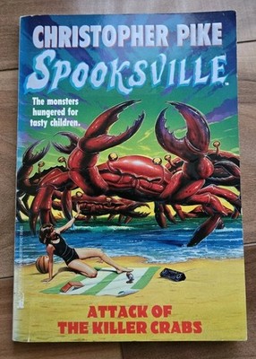 Christopher Pike Spooksville book 18 Attack Of The Killer Crabs 1st Edition 