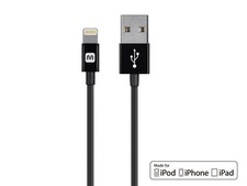 Select Series Apple MFi Certified Lightning to USB Charge/Sync Cable, 3ft Black
