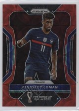 2022 Panini Prizm World Cup Qatar Choice Red Prizm Kingsley Coman #100 10qq