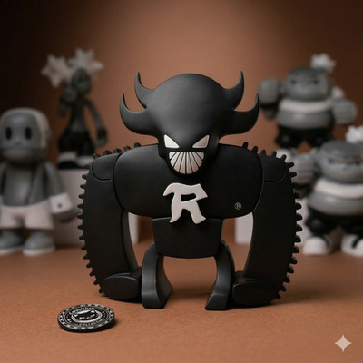 RUST Vinyl Figur - Happy Pets x DMT Art - Designer Spielzeug - 2010er Jahre selten - verpackt
