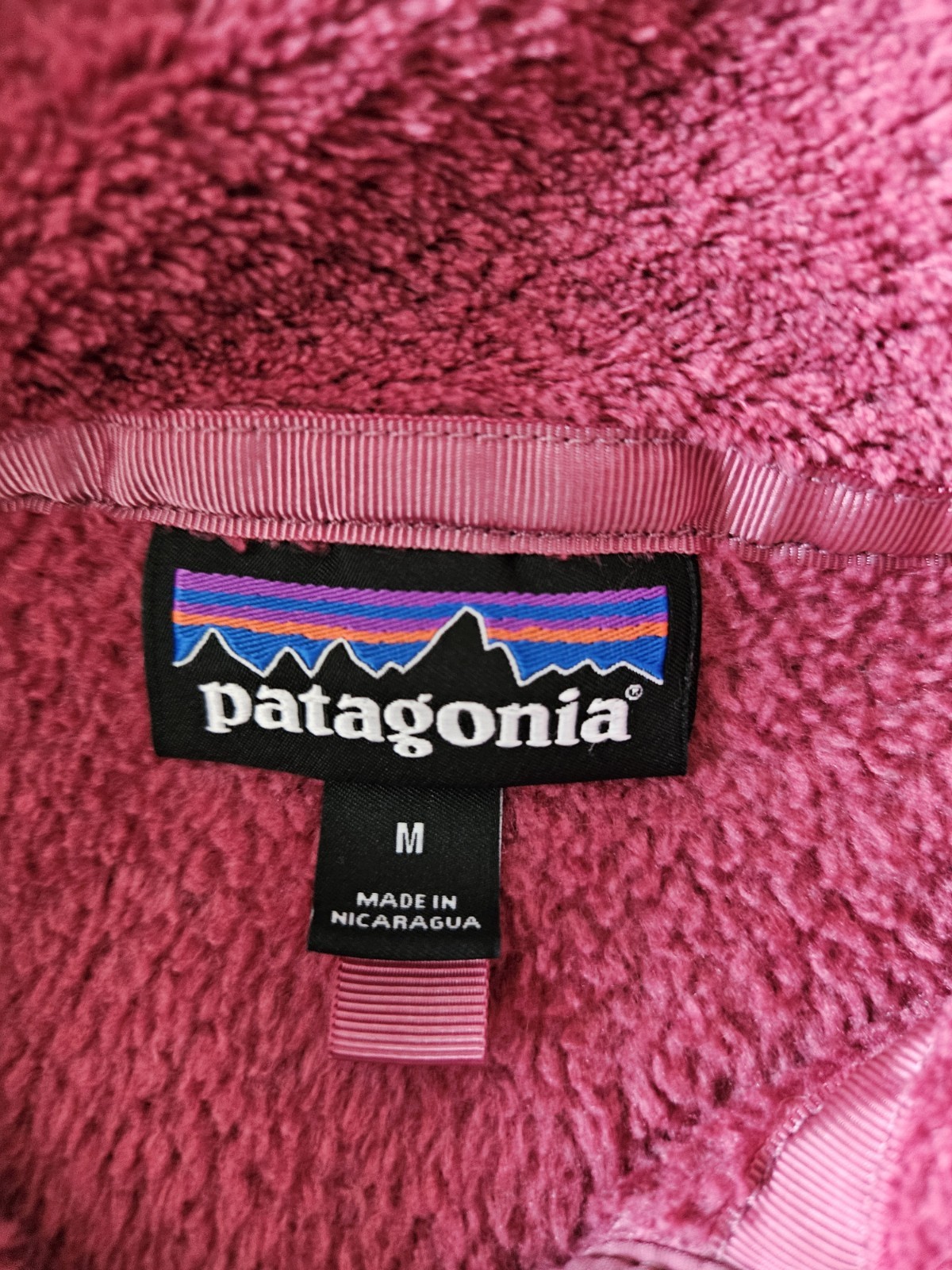 Patagonia Snap-T Sweater Womens Medium Pink Pullover Fleece Pockets Hiking  thumbnail 4