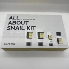 COSRX All About Snail Kit 4 Step Set–Mucin Essence, Cream & Cleanser Travel Size