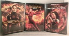 The Hunger Games: Mockingjay, Part 1 & Part 2 + Catching Fire (DVDS) LOT OF 3