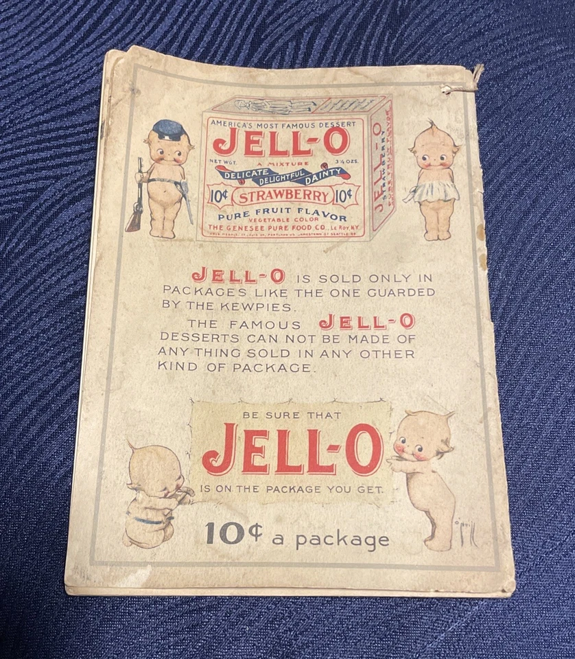 Folleto de recetas JELL-O And The Kewpies 1915 6" y libro de sorpresas JELL-O de 1930 Foto 4 de 4