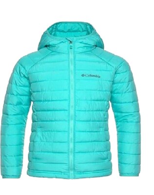 Columbia  Damen Steppjacke mit Kapuze zum Wandern Größe 38 türkis Neu