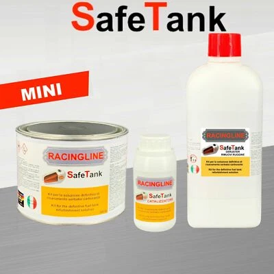 SAFETANK TRATTAMENTO BONIFICA RISANAMENTO SERBATOI KIT COMPLETO AUTO MOTO MINI