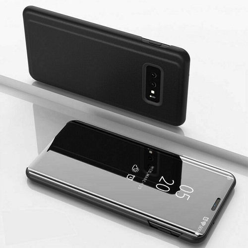 View Mirror Leather Stand Case Cover For Samsung S25 A55 S21 S22 S23 S24 Ultra - Picture 12 of 19