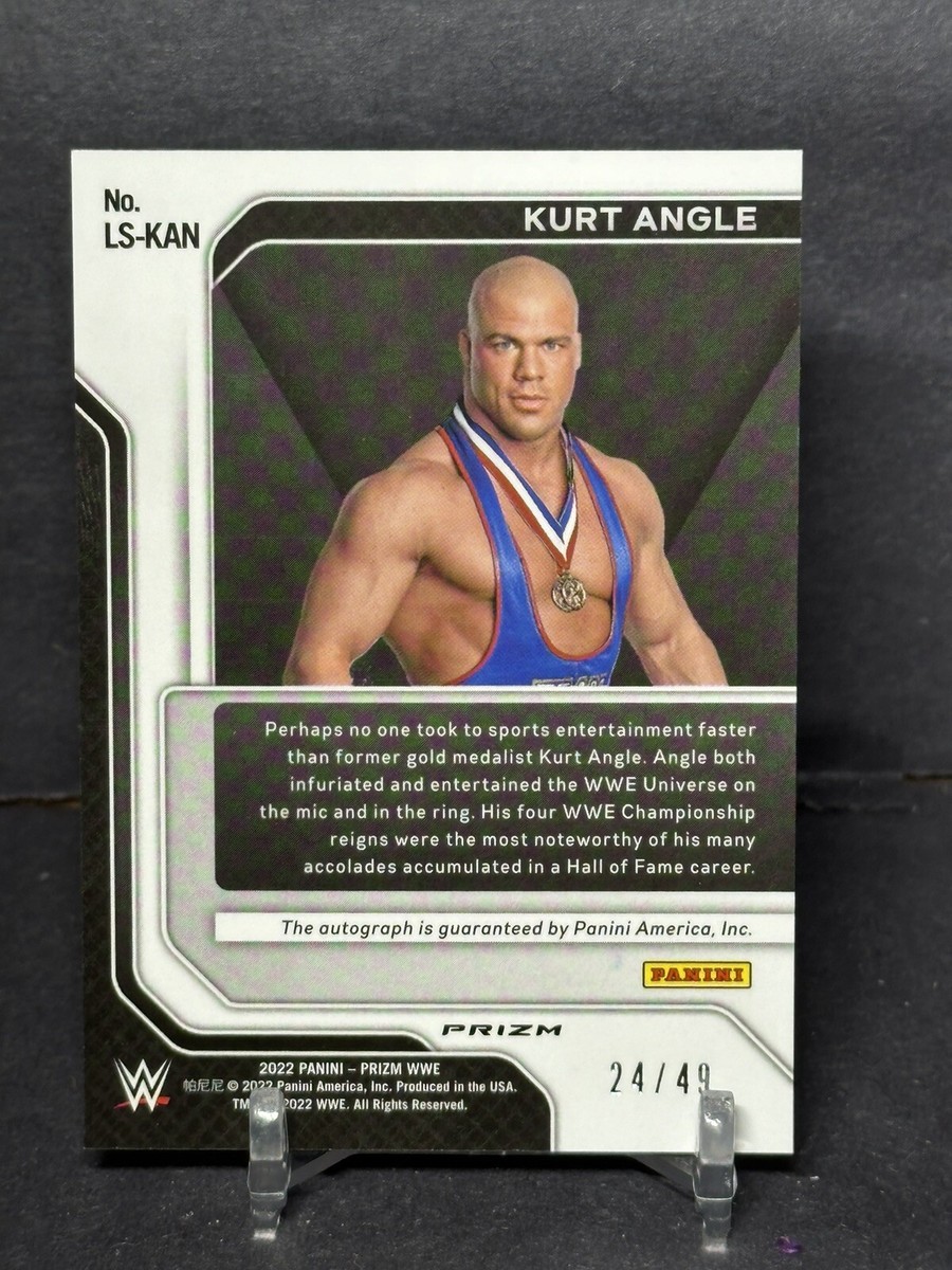2022年制作 油彩『Last night’s dream』 2022 panini prizm wwe kurt angle legendary blue auto /49 | eBay